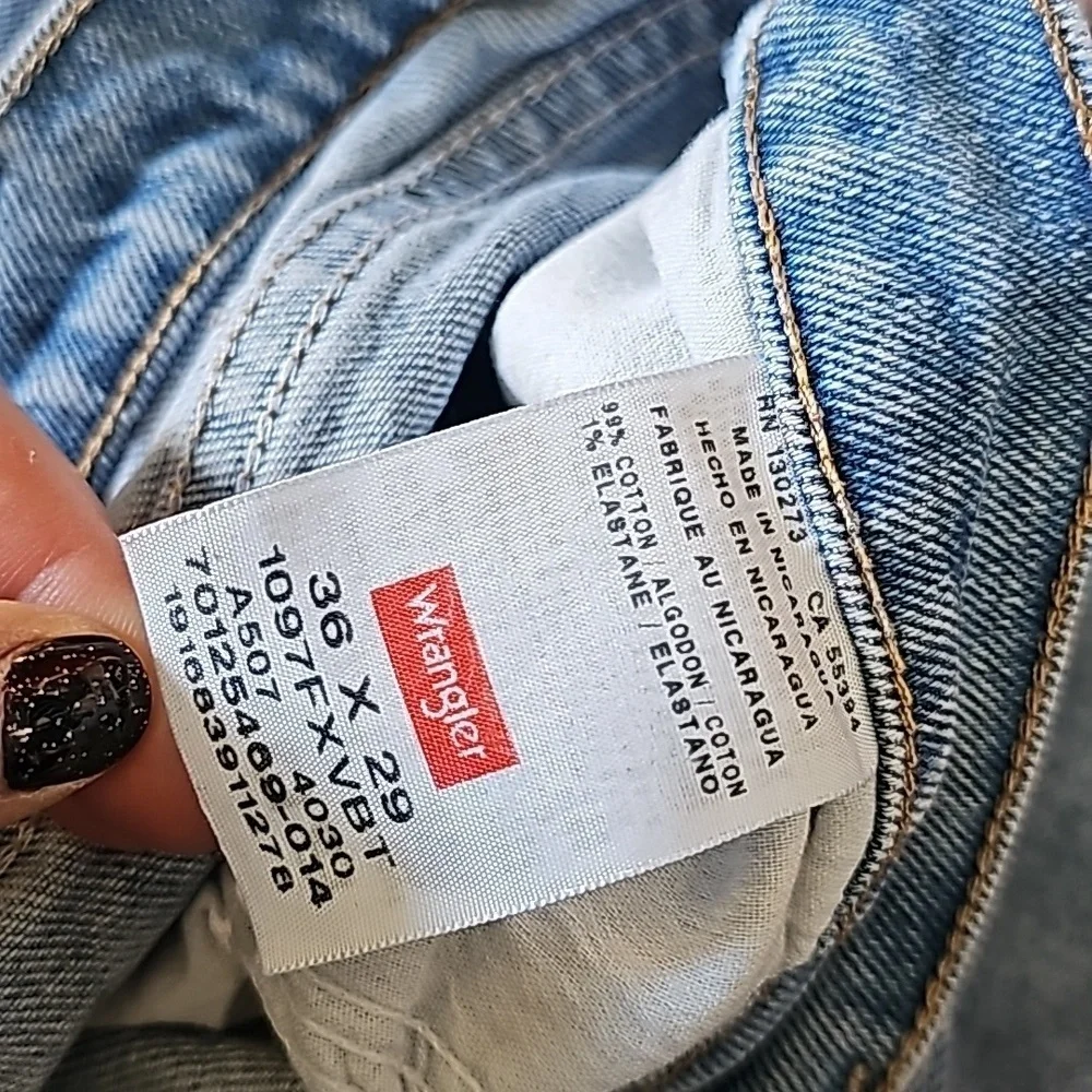 WRANGLER® FIVE STAR PREMIUM DENIM RELAXED FIT JEAN Size Men's 36x29